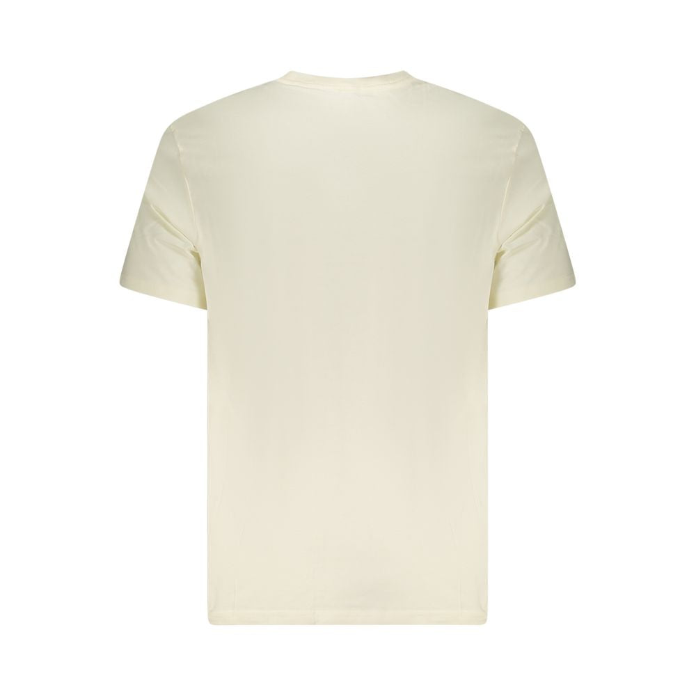 Lee Beige Cotton Men T-Shirt LE-35374-L