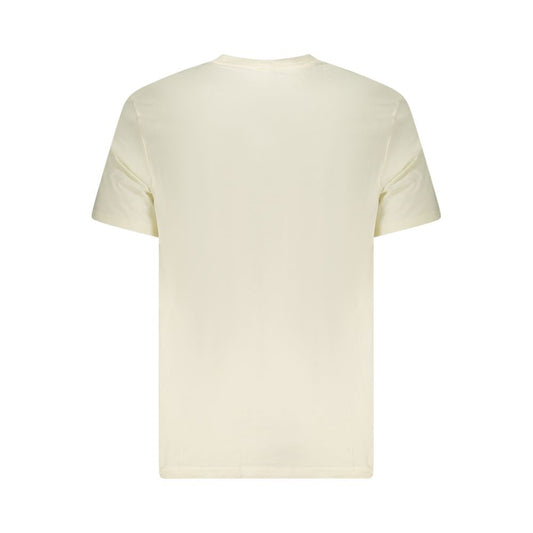 Lee Beige Cotton Men T-Shirt LE-35374-L