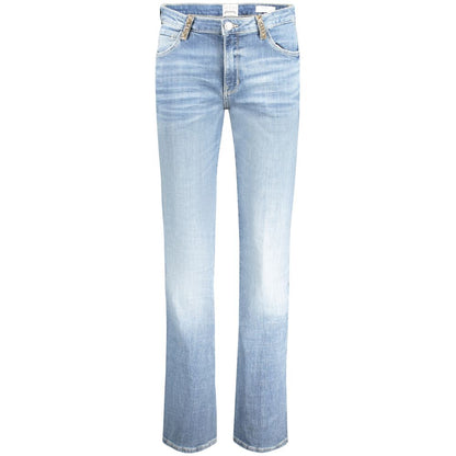 Guess Jeans Azzurro Recycled Cotton Women's Straight Jean