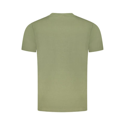 Cavalli Class Green Cotton T-Shirt