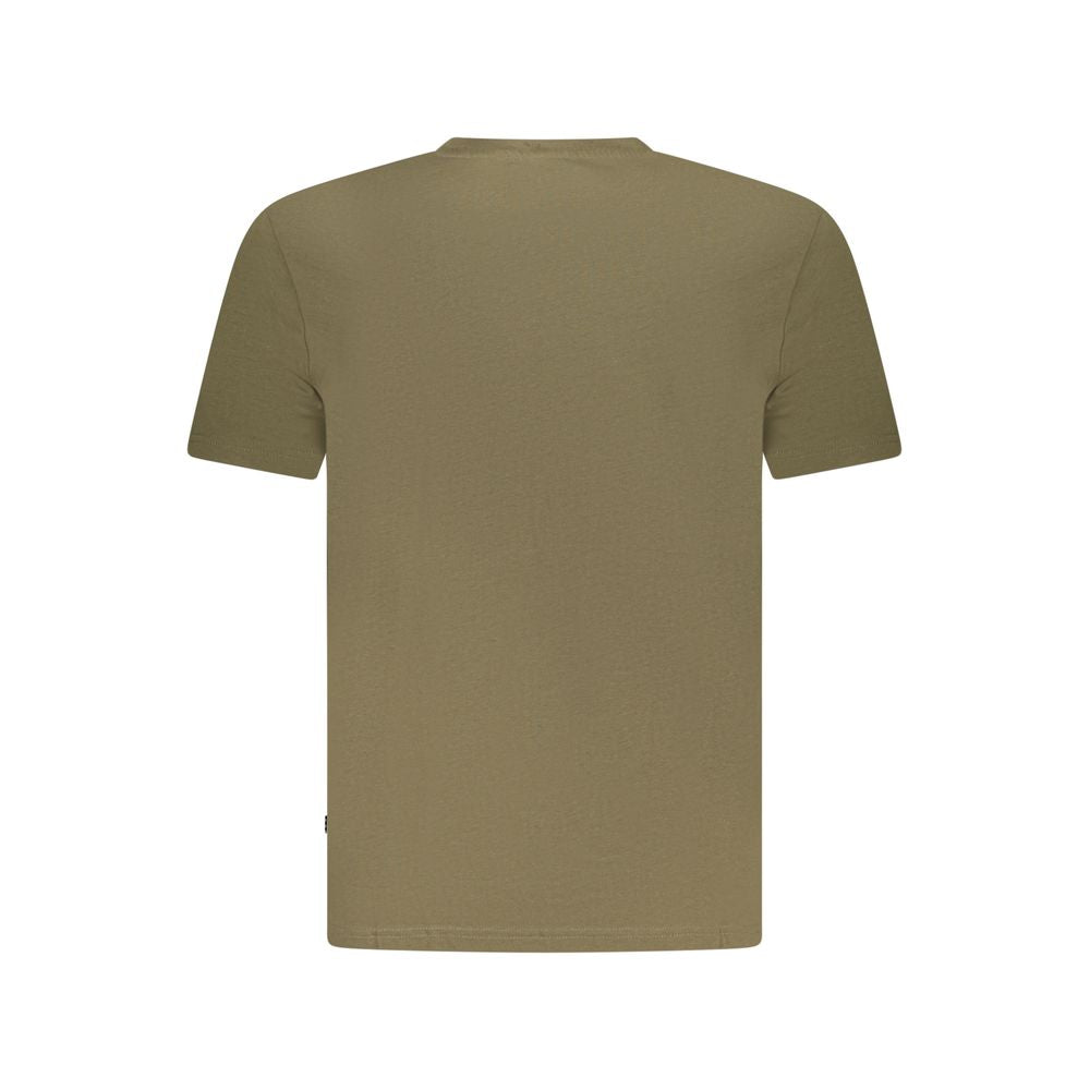 Marina Yachting Green Cotton Men T-Shirt MA-38552-L