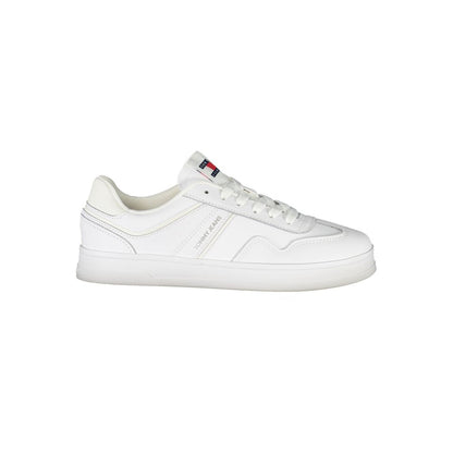 Tommy Hilfiger Bianco Polyurethane Women Sneaker