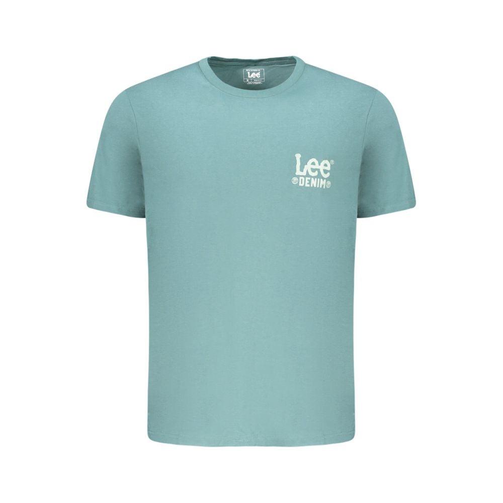 Lee Green Cotton Men T-Shirt LE-35370-L