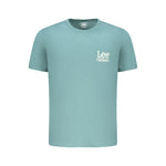 Lee Green Cotton Men T-Shirt LE-35370-L