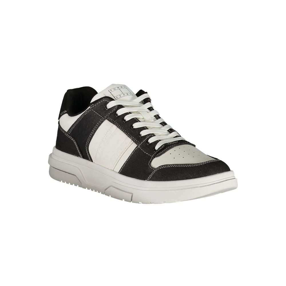 Tommy Hilfiger Nero Polyurethane Men Sneaker
