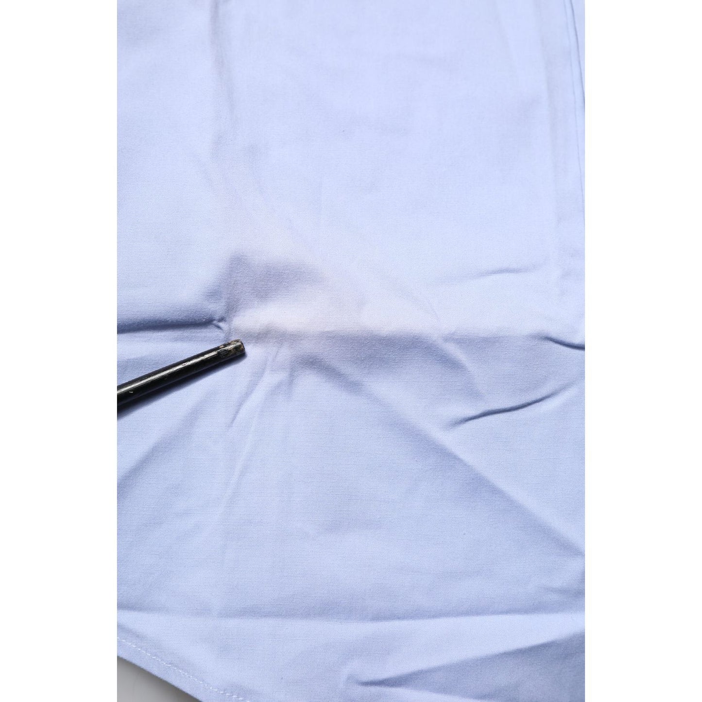 Dolce & Gabbana Blue Cotton SICILIA Long Sleeves Dress Shirt