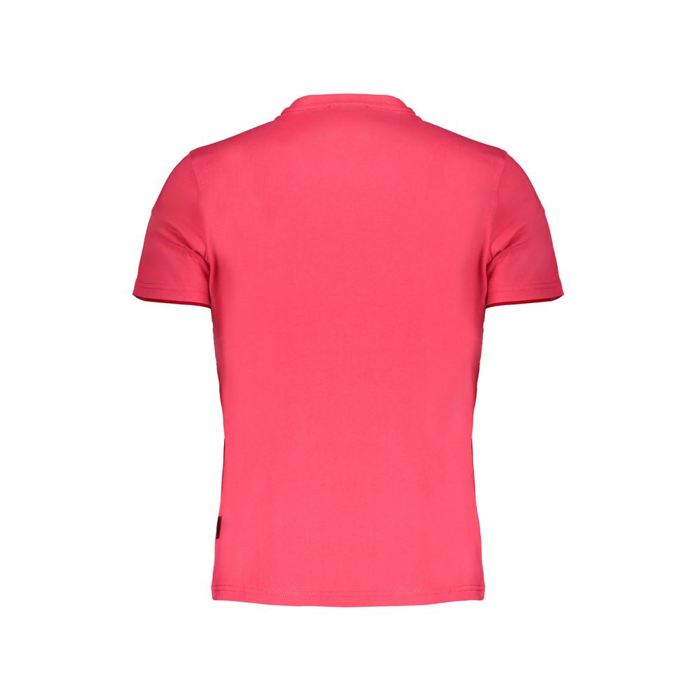 Napapijri Pink Cotton T-Shirt NA-29526-M