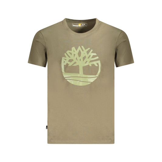 Timberland Green Cotton T-Shirt TI-35475-S
