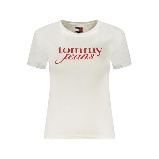 Tommy Hilfiger White Cotton Tops & T-Shirt TO-36242-S