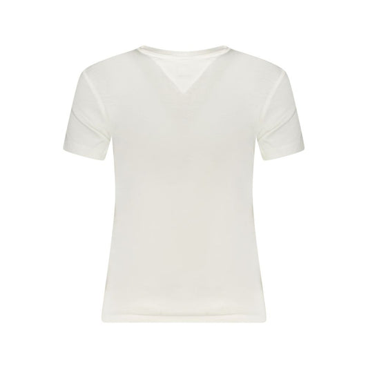 Tommy Hilfiger White Cotton Tops & T-Shirt TO-36242-S