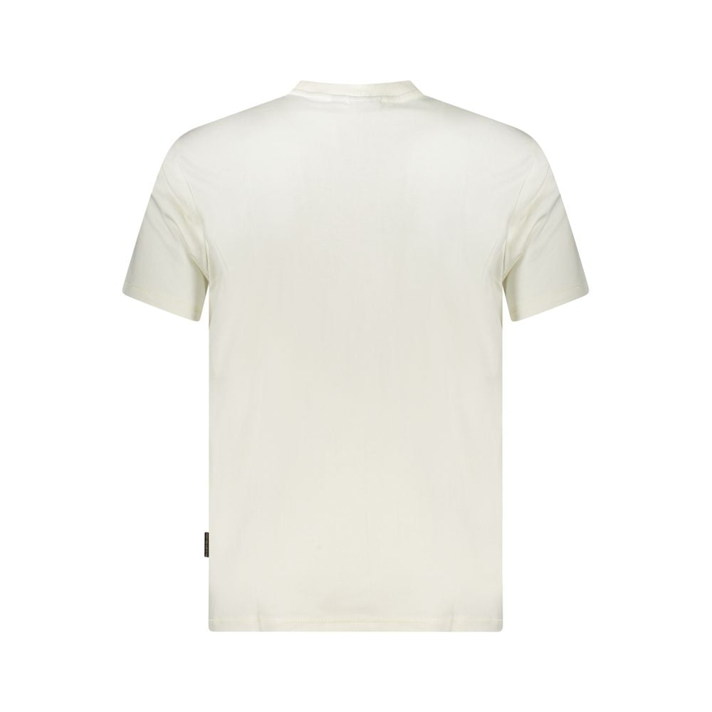 Napapijri White Cotton T-Shirt