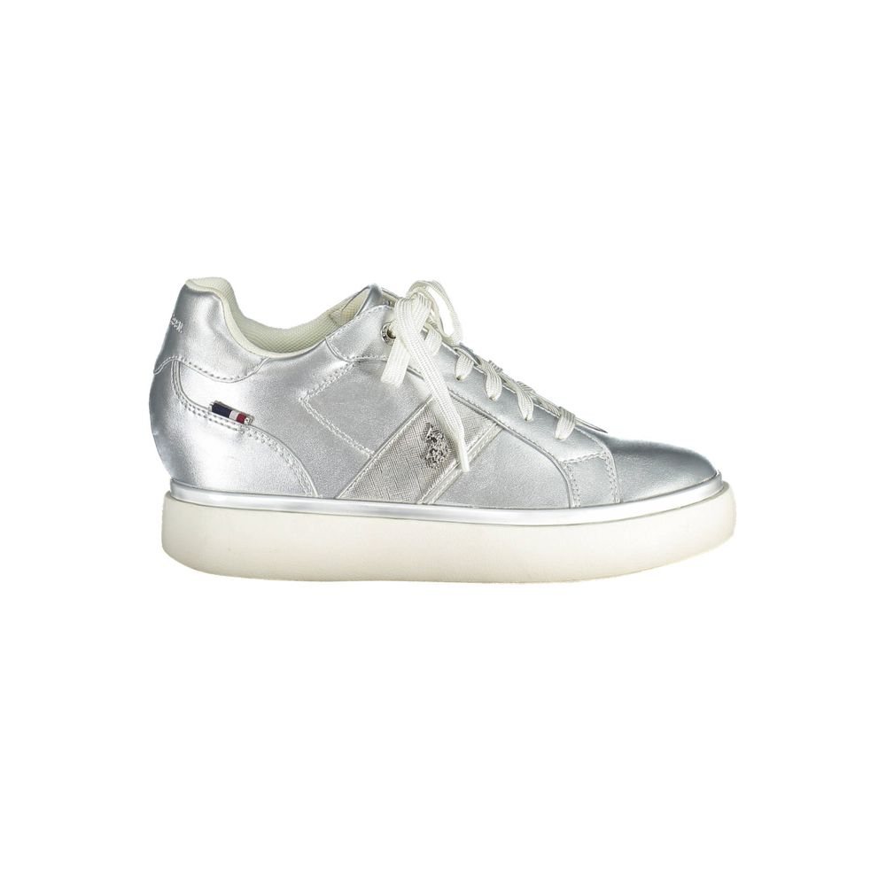 U.S. POLO ASSN. Argento Polyester Womens Sneaker