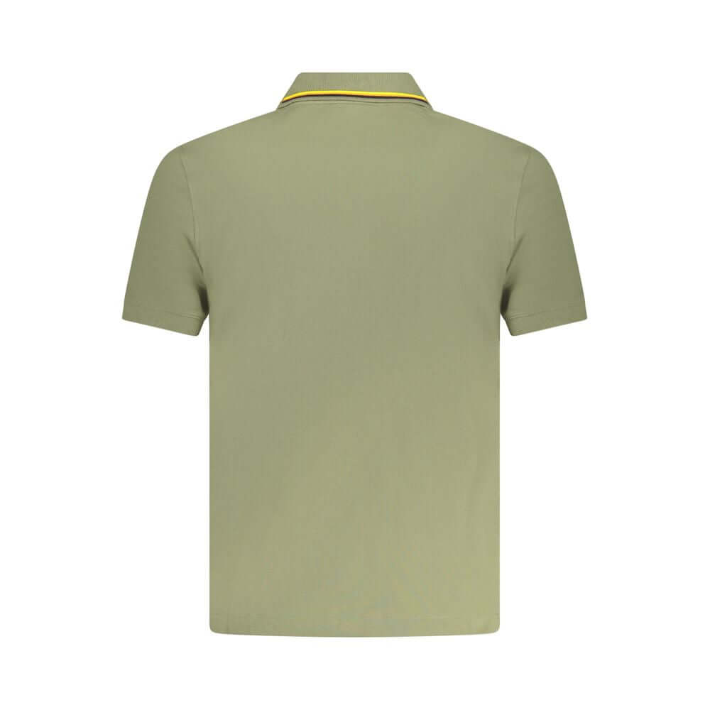 K-WAY Green Cotton Polo Shirt KW-38393-M