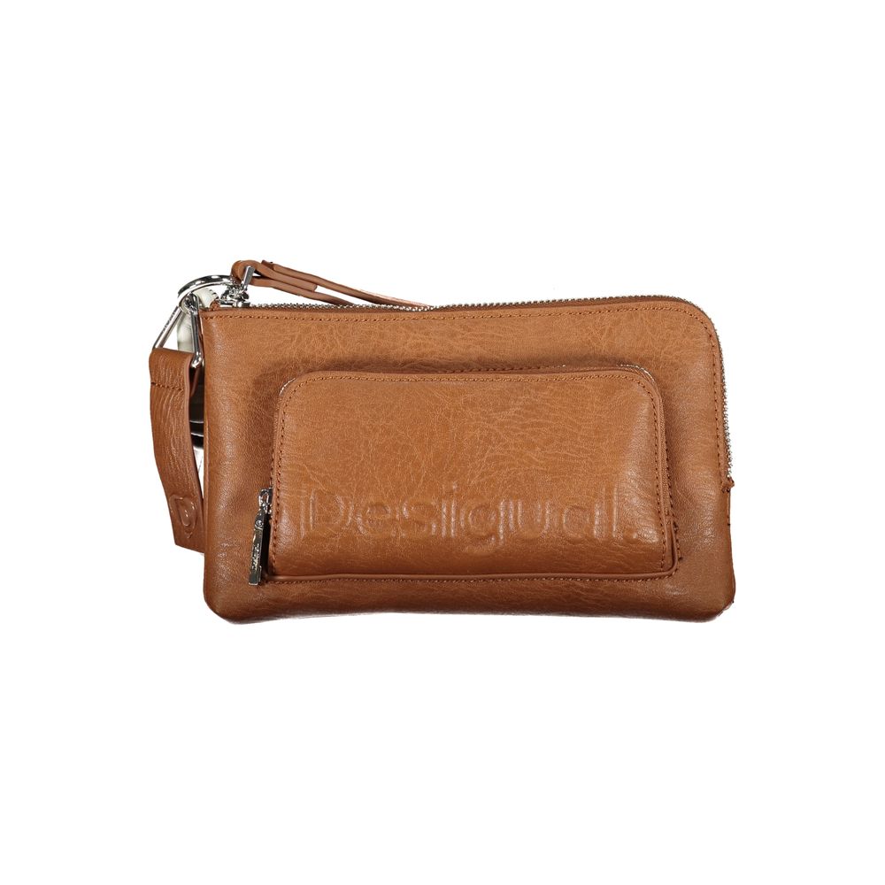 Front view with bag zipped and handles upright.