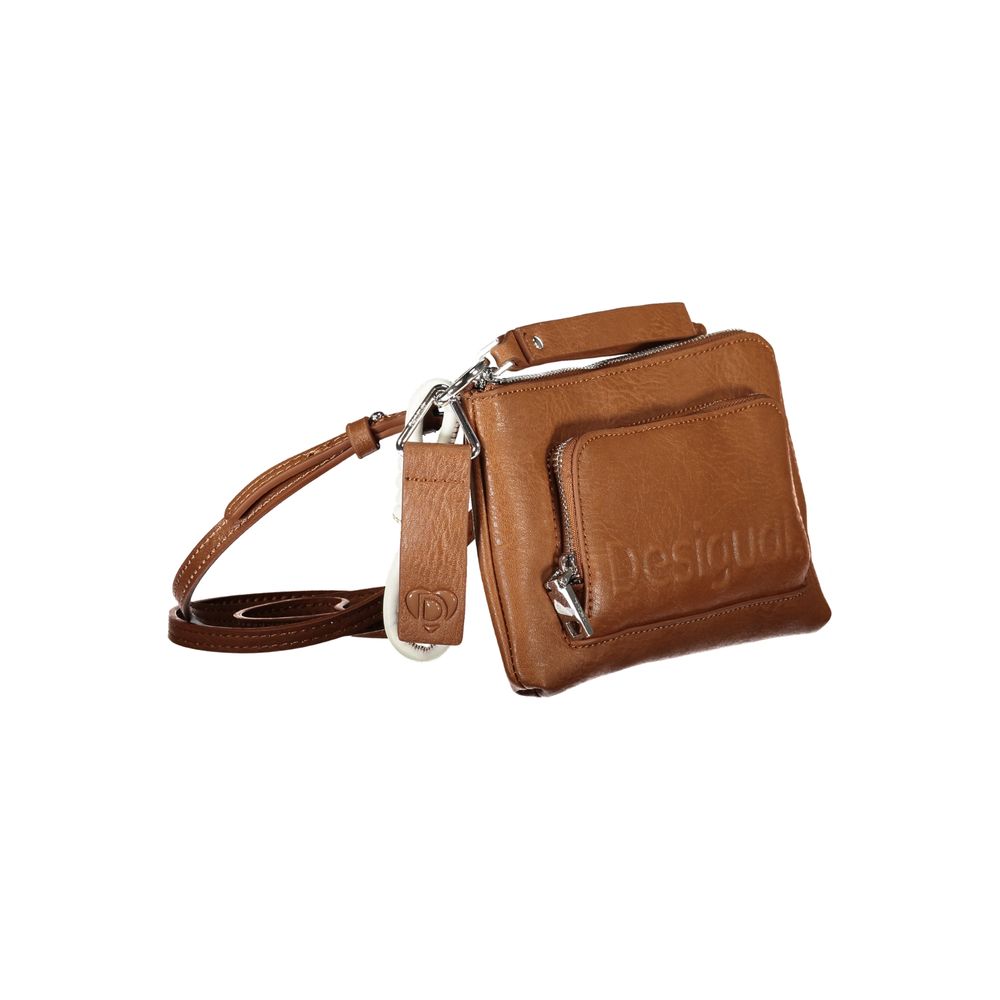Front view with bag zipped and handles upright.