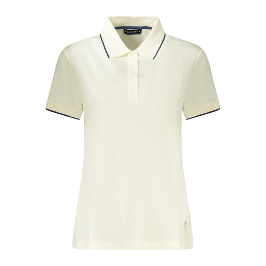 North Sails White Cotton Women Polo Shirt NO-35916-XS