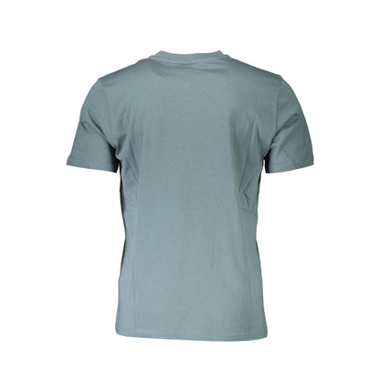 Back view of North Sails Green Cotton Men T-Shirt showcasing premium quality fabric and modern design.