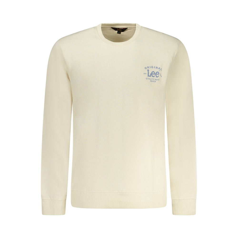 Lee Beige Cotton Sweatshirt