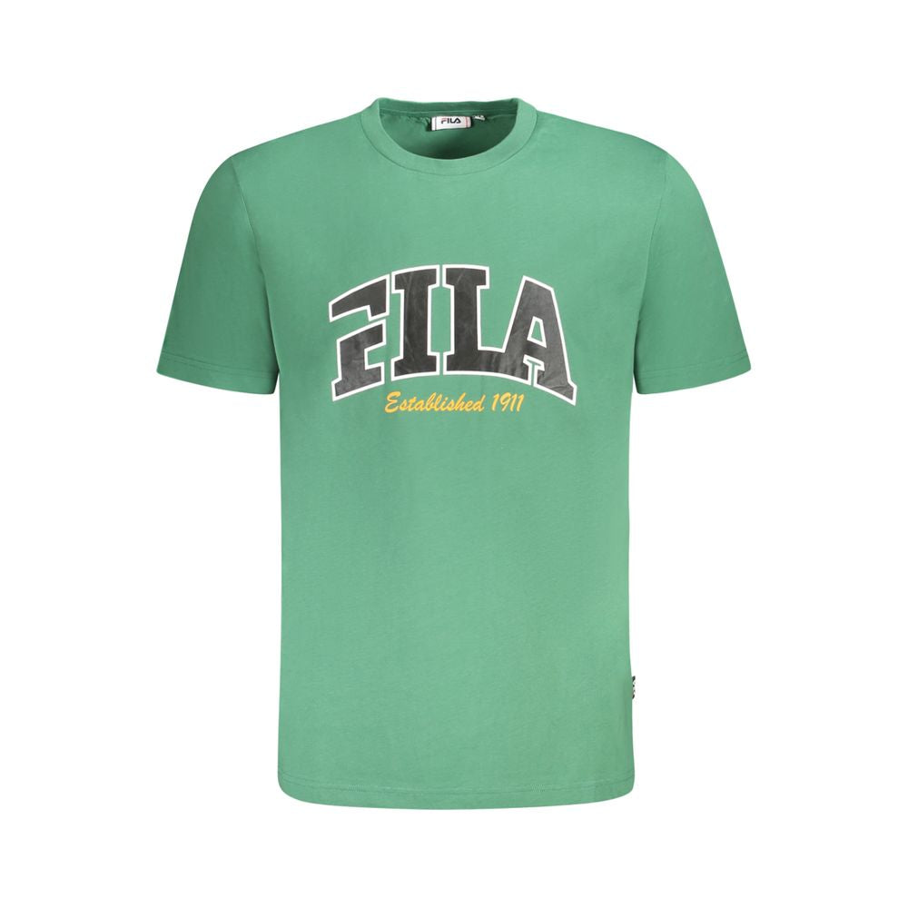 Fila Green Cotton T-Shirt