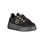Laura Biagiotti Black Polyester Women Sneaker LA-36479-EU39/US9
