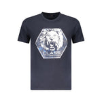 Cavalli Class Blue Cotton Men T-Shirt