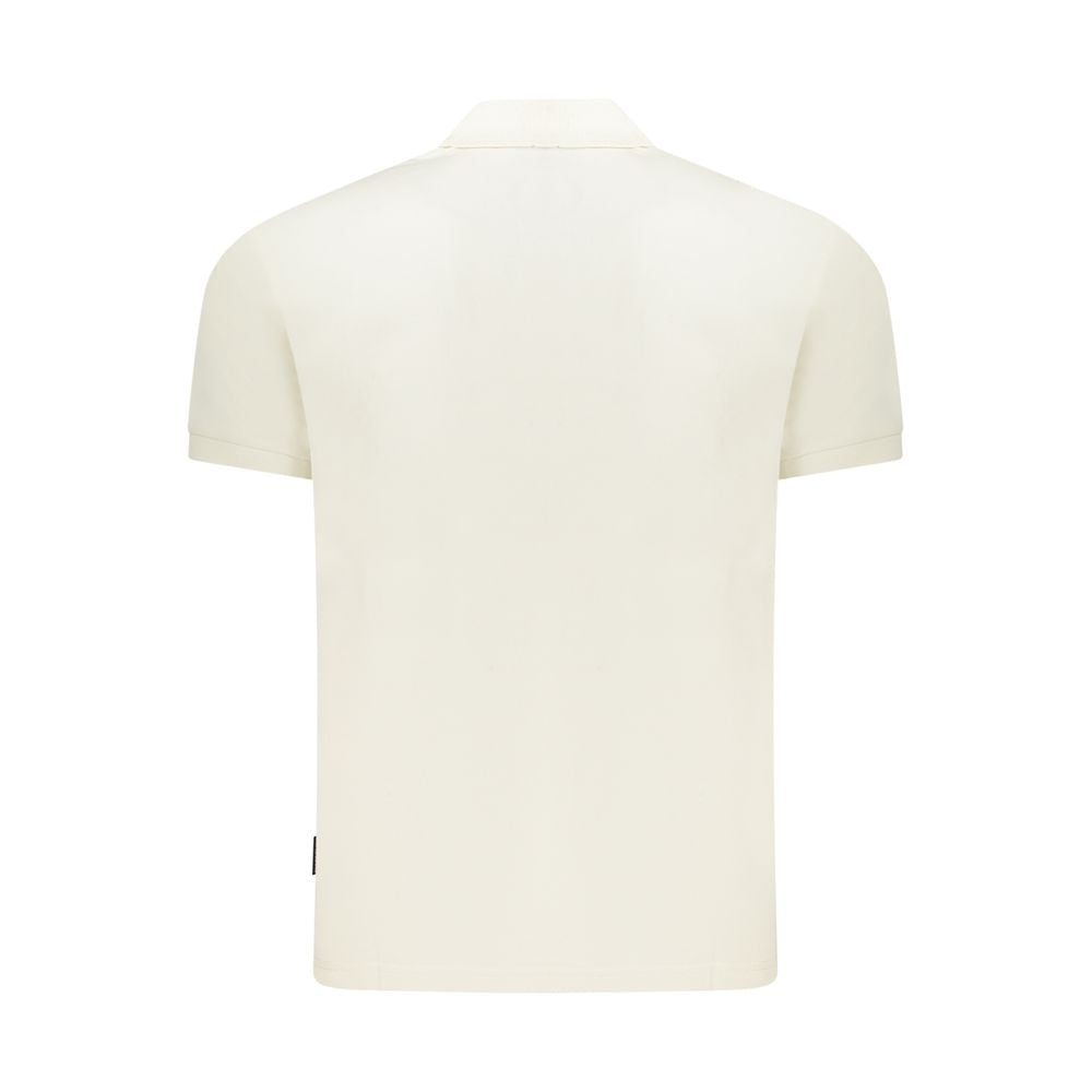 Napapijri White Cotton Polo Shirt