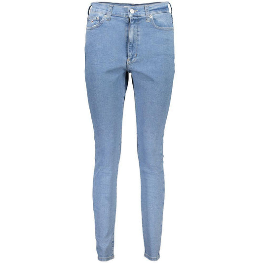 Tommy Hilfiger Blue Cotton Women Jeans TO-37731-W26 | L30
