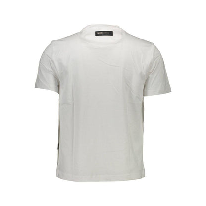 Plein Sport White Cotton Men T-Shirt