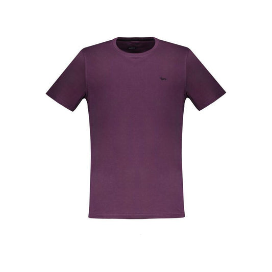 Harmont & Blaine Purple Cotton T-Shirt HA-31370-S