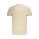 Napapijri Beige Cotton Men T-Shirt NA-35679-S