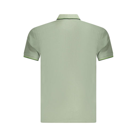 Norway 1963 Green Cotton Men Polo Shirt NO-35731-L