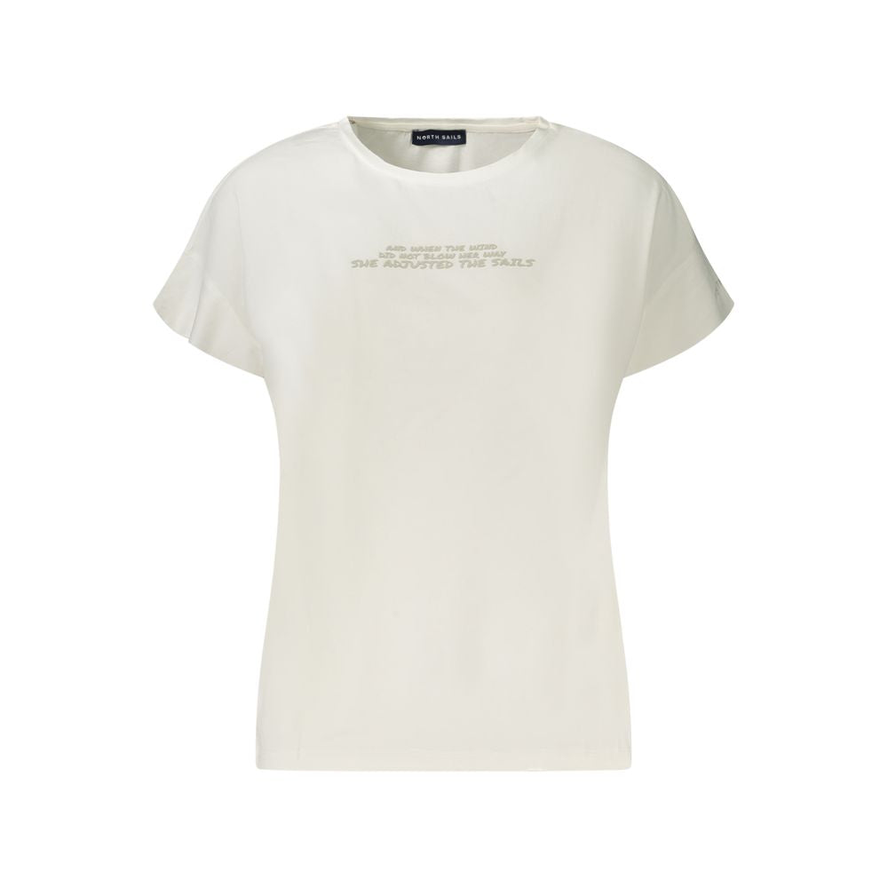 North Sails White Cotton Tops & T-Shirt NO-35959-XS