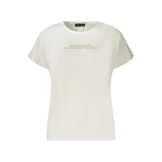 North Sails White Cotton Tops & T-Shirt NO-35959-XS