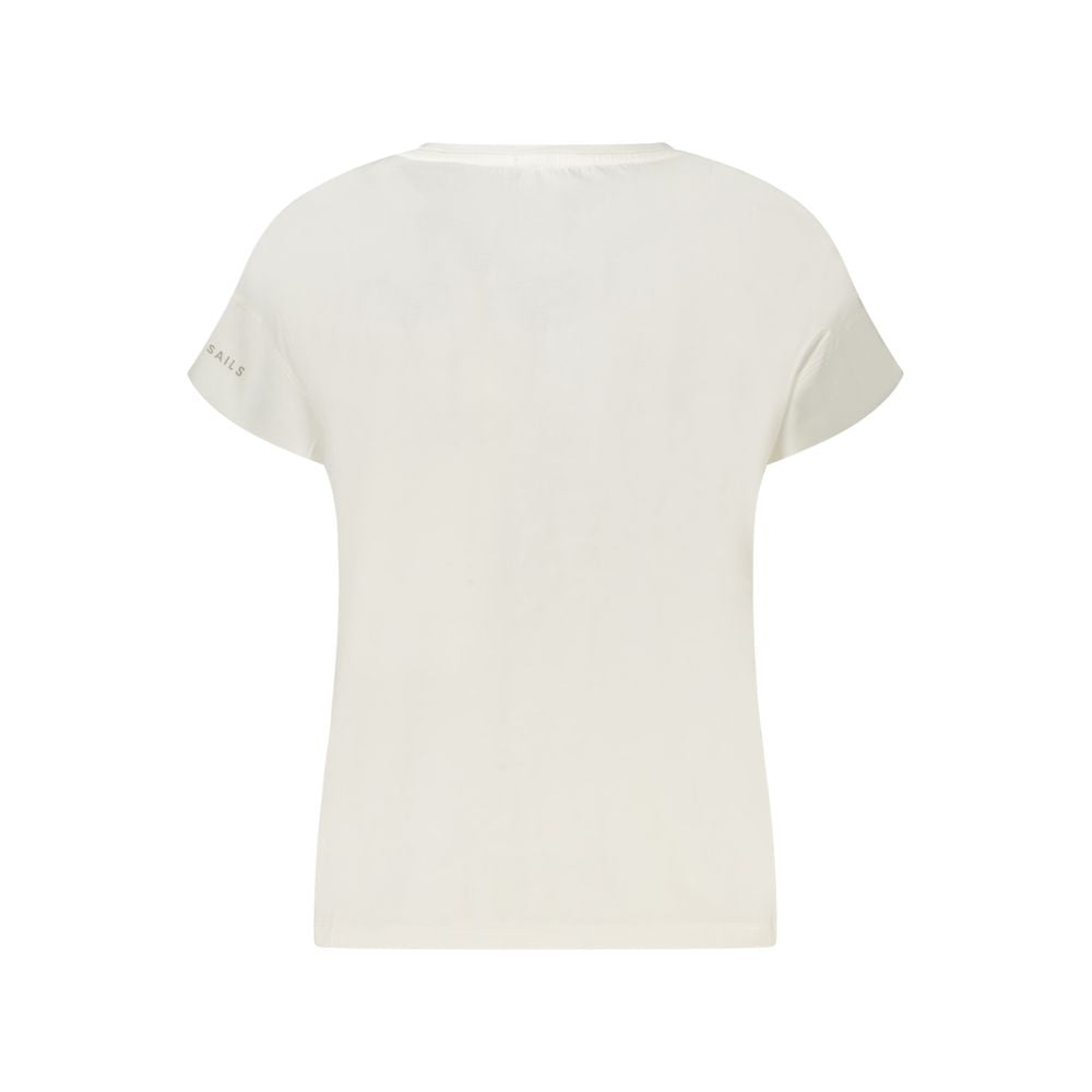 North Sails White Cotton Tops & T-Shirt NO-35959-XS