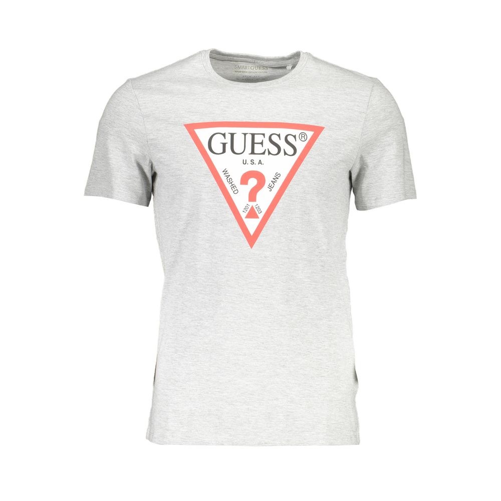 Guess Jeans Gray Cotton T-Shirt