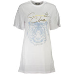 Cavalli Class White Cotton Women Top CA-37595-S