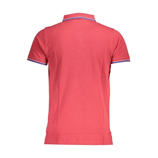 Norway 1963 Red Cotton Men Polo Shirt NO-37613-M