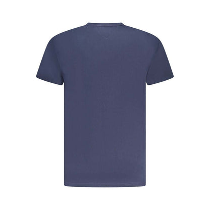 Tommy Hilfiger Blue Cotton Men's T-Shirt