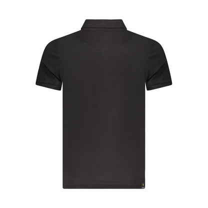 Accademia Militare Black Cotton Polo Shirt