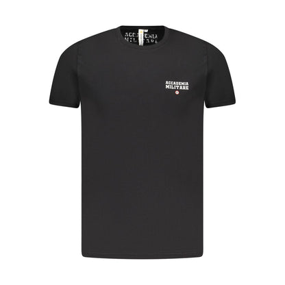 Accademia Militare Black Cotton T-Shirt