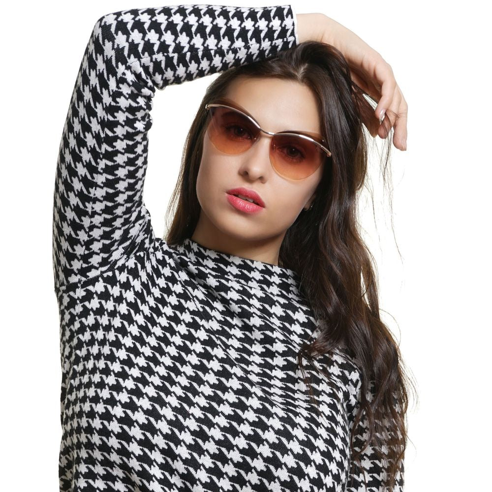 Emilio Pucci Gold Metal & Plastic Sunglasses