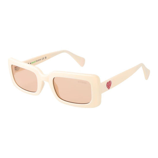 Guess Beige Unisex Sunglass