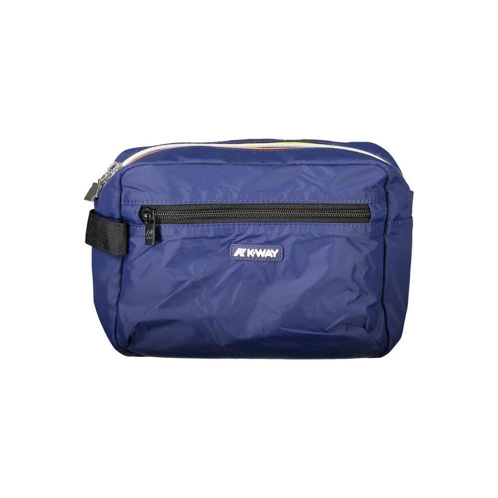 Front view with bag zipped and handles upright.