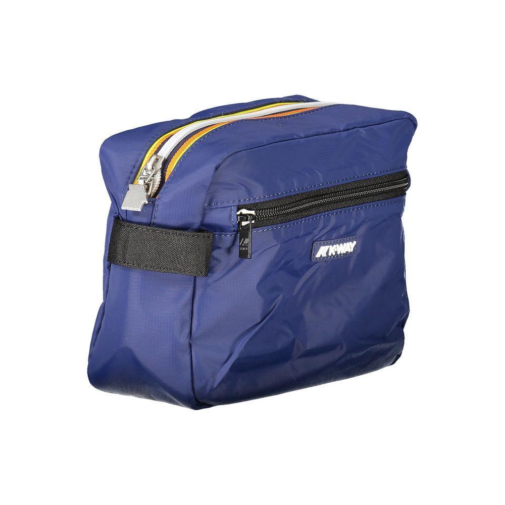 K-WAY Blue Polyamide Men Leather Accessory KW-38732