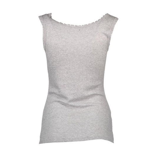 Silvian Heach Gray Viscose Women Top SI-6963-XS