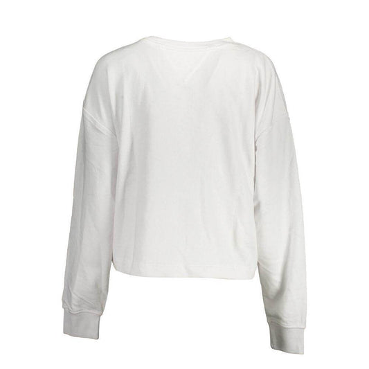 Tommy Hilfiger White Cotton Women Sweater TO-17427-XL