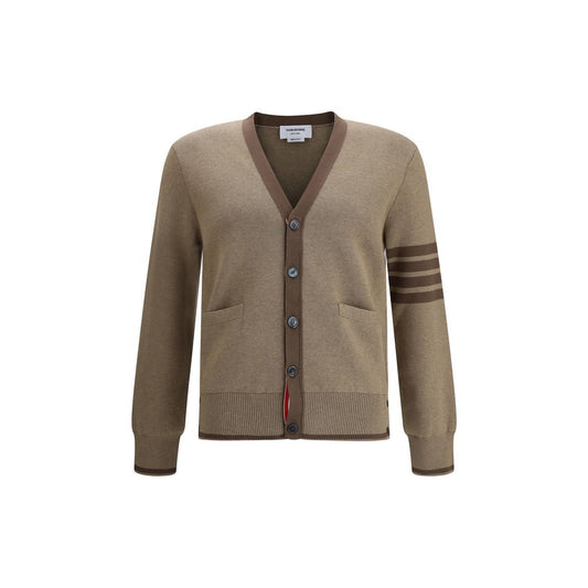 Thom Browne Brown Cotton Cardigan