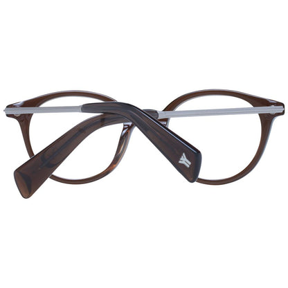 Yohji Yamamoto Brown Unisex Glasses Frame