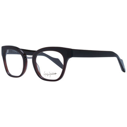 Yohji Yamamoto Brown Unisex Glasses Frame