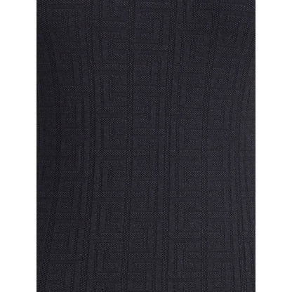 Balmain Black Viscose Casual Dress